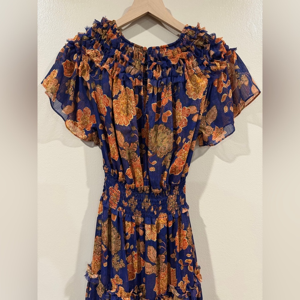 MISA NWT Floral Print Maxi Dress Size XXS fits Small - Picture 3 of 9